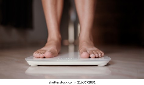 Premium Vector  Overweight human with fat feet on scales isolated on  white. person with above weight standing on weighing machine of heavy woman