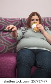 4,434 Overweight woman burger Images, Stock Photos & Vectors | Shutterstock