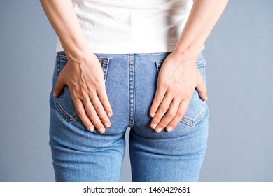 Woman With Pain In The Buttocks