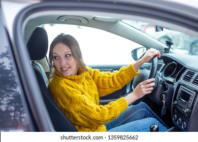 Woman Parallel Parking A Car Or Just Going Backwards