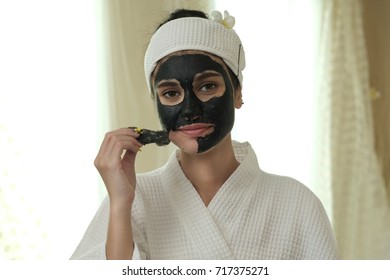 Download Charcoal Peel Off Mask Images Stock Photos Vectors Shutterstock PSD Mockup Templates