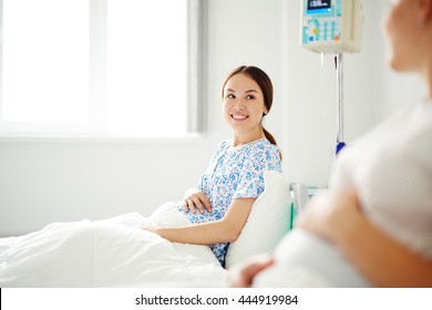 Woman in prenatal ward
