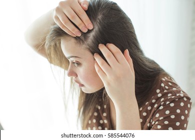 Woman With Problematic Hair 