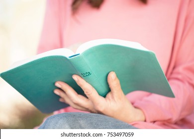 Woman Reading The Bible