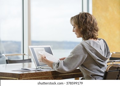 Woman Reading A Letter