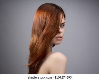 woman, red hair - Shutterstock ID 1109274893