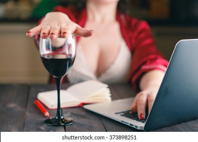 Woman Refused A Glass Of Wine