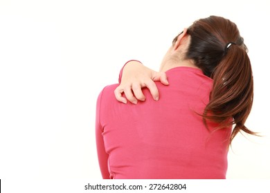 Woman Scratching Her Back