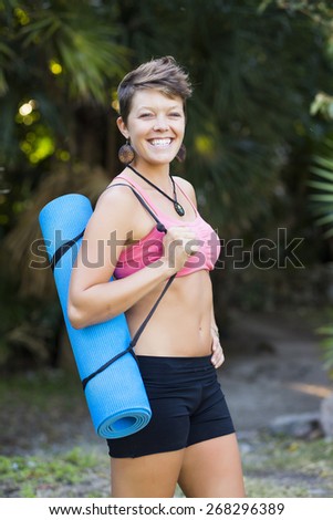 short hair yoga