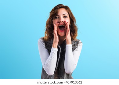 Woman Shouting