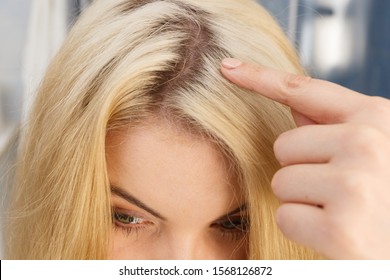 Blonde Hair Dark Roots Images Stock Photos Vectors Shutterstock