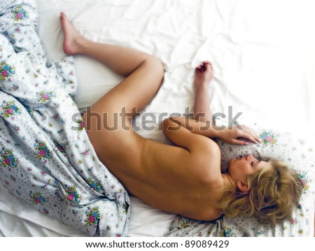woman naked sleeping Grans boobs were enormous