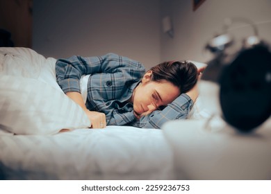 
Woman Sleeping Having Nightmares Feeling Concerned and Stressed. Person suffering with sleep hygiene due to post traumatic stress disorder
 - Shutterstock ID 2259236753