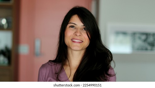 Woman smiling portrait face closeup attractive 30s person - Shutterstock ID 2254990151