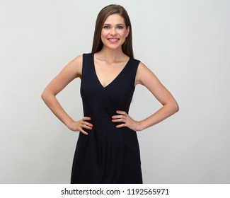 Long Black Dress Images Stock Photos Vectors Shutterstock