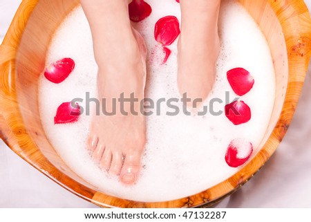 woman in spa - indoors shoot