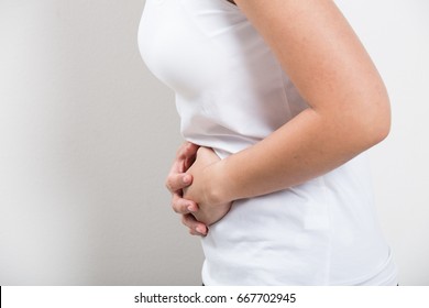 
Woman Stomach Ache Because Of Gastritis Or Menstruation And Digestive That Are Sign Of Stomach Trouble