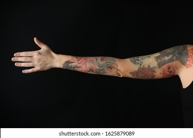 Rose Tattoo Arm Images Stock Photos Vectors Shutterstock