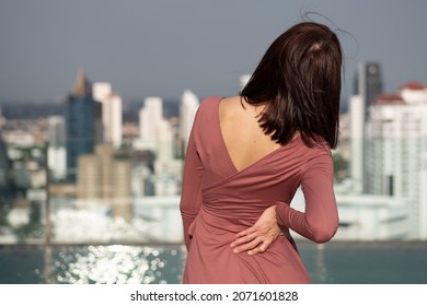 Woman Suffer From Hip Pain Or Pelvic Joint Sickness