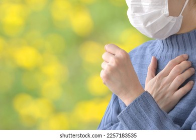 Woman suffering from hay fever - Shutterstock ID 2257183535