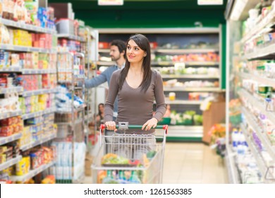 Woman In Supermarket