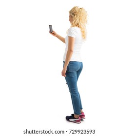 Woman Taking Picture With Phone