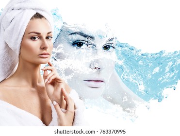 Aqua Facial On Face Bilder Stockfotos Und Vektorgrafiken Shutterstock