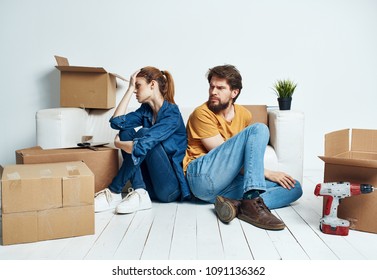 The woman turned away from the man                          - Shutterstock ID 1091136362