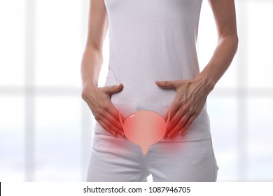 Woman Urinary Tract Infections Concept