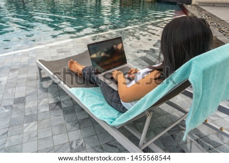 Similar – Image, Stock Photo #A# boy working 1