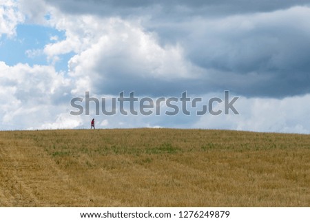 Similar – Image, Stock Photo Dramatic sky Harmonious