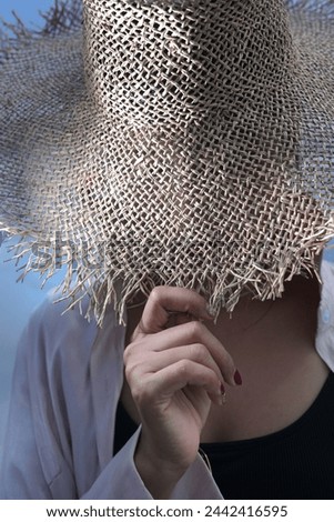 Similar – Image, Stock Photo privacy screen 2 Woman