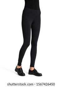 Woman Wear Black Blank Leggings Mockup Stock Photo 1567426450 ...