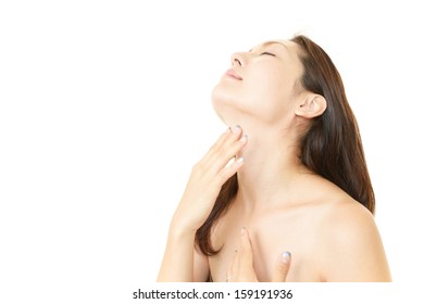 The woman who is doing body massage - Shutterstock ID 159191936
