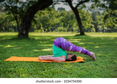 Woman Yoga Relax Nature Stock Photo 1034734300 | Shutterstock