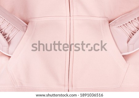 Similar – Image, Stock Photo pink textile shoes and other items for fitness