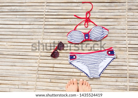 Similar – Image, Stock Photo summer vacation Wellness