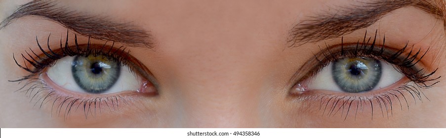woman's eye closeup
