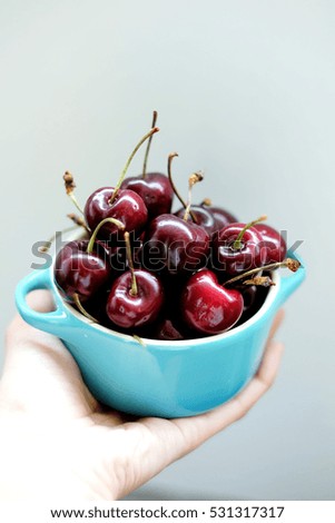 Similar – Delicious cherries Food