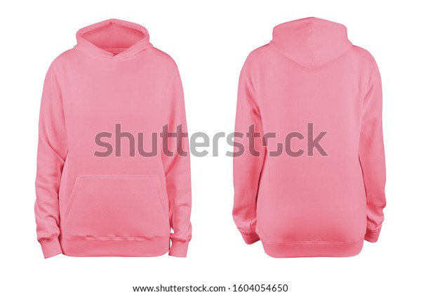 pink hoodie blank