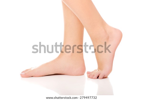 Womans Smooth Bare Feet Pedicure Stock Photo Edit Now