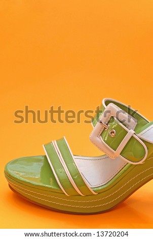 A Woman's Summer Platform Shoe
