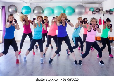 Women boxing exercise training workout - Powered by Shutterstock