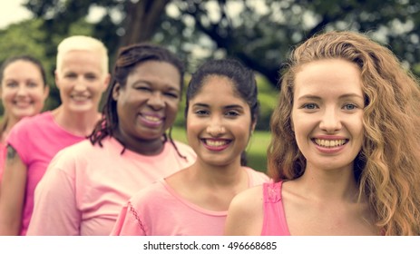 Women Breast Cancer Support Charity Concept - Shutterstock ID 496668685
