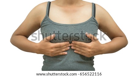 Women with breast pain, the cause of breast cancer.