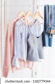 women clothes multi brend boutique  - Shutterstock ID 1182779344