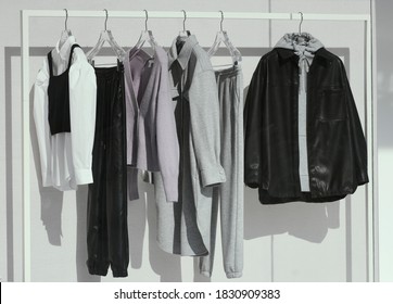 women clothing on a rack