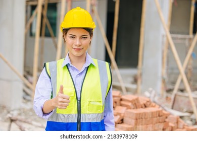 Women Engineer Worker Foreman Builder Work Stock Photo 2183978109 ...