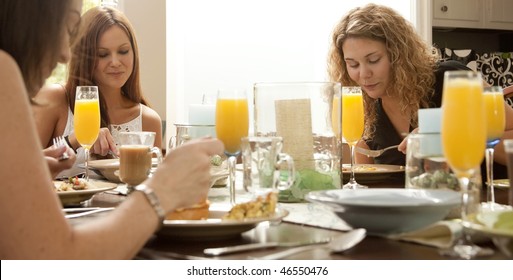 Women Enjoying Brunch Together