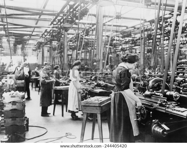 Women Grinding Barrels 45 Caliber Automatics Stock Photo (edit Now 